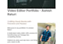do professional video editing